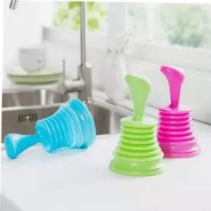 배수구막힘 TBZ 다용도 미니 강력 뚫어뻥 1개(색상랜덤)