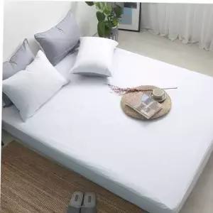 이불세트 TBZ J리빙 홑겹 매트리스커버 SS화이트