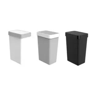 사각 터치 모던 스타일 휴지통 10L 청소용품