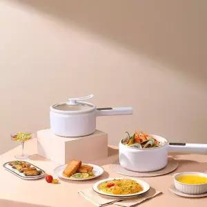 라면기계 라면포트 휴대용 멀티쿠커 끓이는기계 밥솥 접이식 캠핑 가정용 냄비 전기 싱글