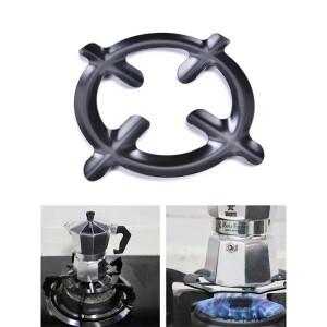 1개/2개 주철 가스 스토브 링 냄비 리듀서 그레이트 내구성 열 저항성 커피 모카 포트 스탠드 쿠커