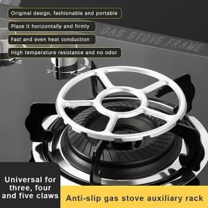 휴대용 가스 스토브 안전 감속기 내구성 캠핑 지지대 커피 메이커 선반 알루미늄 실용적인 액세서리