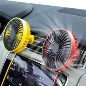 [CAR] 차량용선풍기 송풍구 대형 LED 풍량조절 카팬