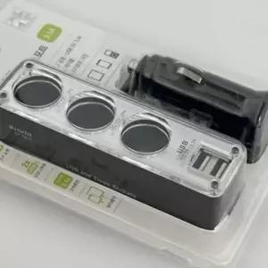 [CAR] 차량 시거잭 3구 2포트 USB 차량용 충전기