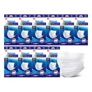 3M 넥스케어 비말차단마스크 KF-AD (5매x10팩) 국산 덴탈마스크 3중구조 MB필터