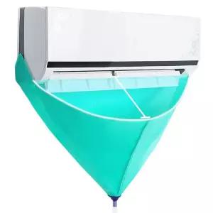 호환  에어컨 청소 키트 누출 방지 커버 파이프 분해가 없는 청소 도구가 포함된 에어컨 클리너 풀 세트