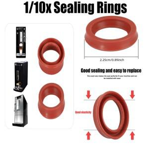 1/10pcs 씰링 링 커피 머신 씰 AEG 워터 물 탱크 용 실리콘 질감