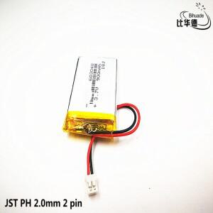 10개/몫 JST PH 2.0mm 2 핀 좋은3.7V900mAH603048 폴리머 리튬 이온/리튬 이온 배터리 장난감 보조베터리 G