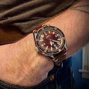 Hruodland 2025 신형 NH35 레트로 복고풍 엔틱 남성용 자동 기계식 시계 41MMK1 스테인리스 방수 20Bar 유