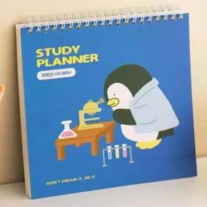 [문구/오피스] 스터디 플래너 블루 학습스케줄러 계획노트 공부계획표