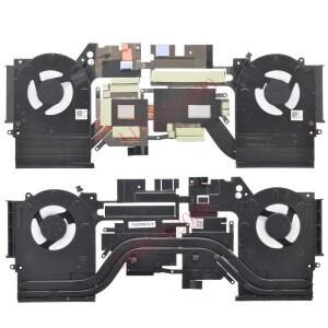 DELL Alienware M15 R3용 라디에이터가 있는 노트북 냉각 팬 DFS5K323161A1E 01F4FV DFS201105AE0T 087HF0
