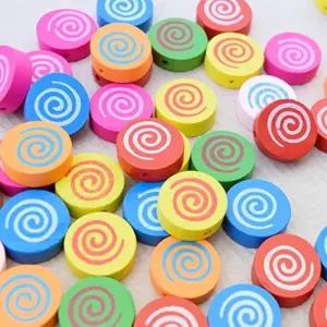 뱅글뱅글 칼라 나무비즈 공예수업 50P 리폼 여자아이선물 두뇌개발 톡