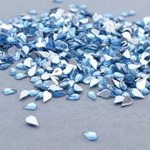 유아헤어핀 재료 하늘색 물방울큐빅 200p 2개 구슬놀이 여아선물 퍼즐