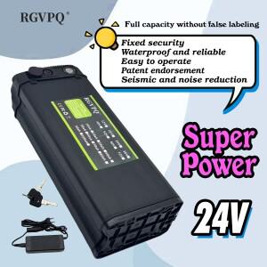 24V 전력 보조 차량 리튬 배터리 내장형 BMS 20AH-80AH 접이식 전기차 실버 피쉬 모델