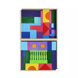 홈스쿨링 성쌓기 DIY모형 블록놀이세트 논리수학 완구 학습 유아체험