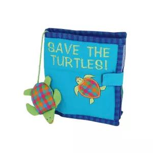 거북이를 구하자 촉감책 아기이야기책 헝겊교구 호기심 두뇌발달 청각