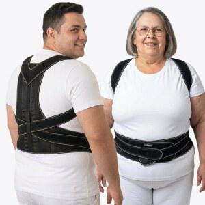 여성 및 남성용 룸보랩 교정기 보조기 오래 를 위한 교정기(3XL) 지속되는 편안함 조절 스트레이트너 허리 가능한 지지기