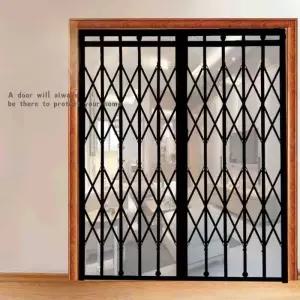 레트로 접이식 철문 게이트 자바라 도어 출입문 A.