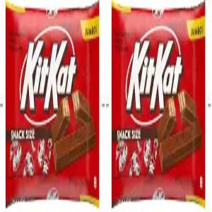 키트 캣 밀크 초콜릿 웨이퍼 스낵 사이즈 이스터 캔디 점보 백 20.1온스(2팩)