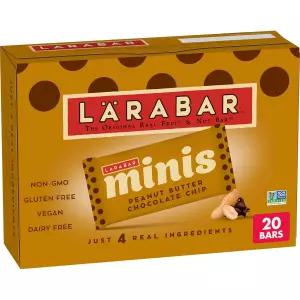 라라바 미니스 땅콩버터 초콜릿 칩 텐 프리 과일 및 견과류 15.6온스 20Ct