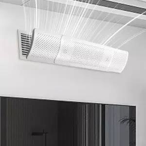 호환  개폐식 에어컨 디플렉터 직각 방지 조절 차가운 공기 배플 바람 배출구 배플 가정 용품