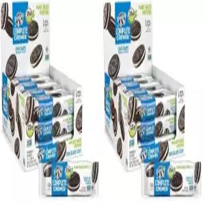 레니 앤 래리 더 컴플리트 크림 샌드위치 쿠키 초콜릿 식물성 단백질 5g 패키지당 6개 24팩