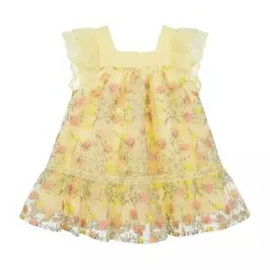 [압소바](광주신세계)(26년 S/S 백일,돌선물) 슈엣 드레스//A1B25102(연노랑)