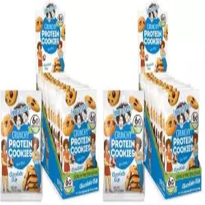 레니앤래리스 더 컴플리트 크런치 쿠키 초콜릿 칩 6g 식물성 단백질 비-GMO 1.25온스 파우치 (24팩)