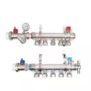 보일러온수분배기 바닥 난방 밸브 파이프 교체 4구5구 엑셀 배관