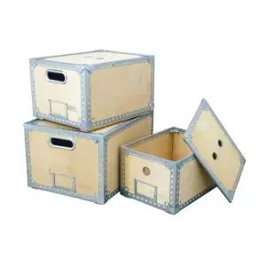 우드 인테리어 수납 상자 박스