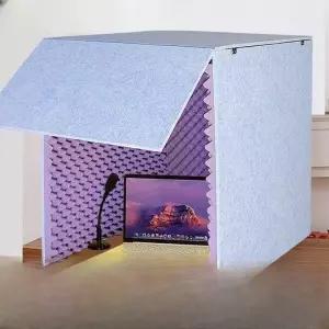 조립식 방음 부스 흡음재 녹음실 이동식 간이