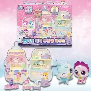 [보리보리/애들랜드]위시캣 장난감 베이비 우우병 하우스 시즌2 매직카드 여자 아이 장난감