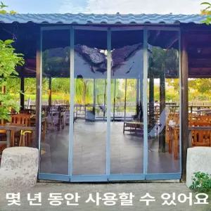 투명 플라스틱 자석 자흡 에어컨 커튼 칸막이 매장용