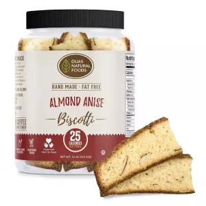 디하스 내추럴 푸드 개별 포장 무지방 비스코티 쿠키 모든 천연 방부제 프리 재료 맛있는 저칼로리