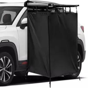 차양 샤워 텐트 자동차 실외 휴대용 캠핑 사이드 샤워실 프라이버시 보호소 화장실 차량 RV 밴 트럭 방수용