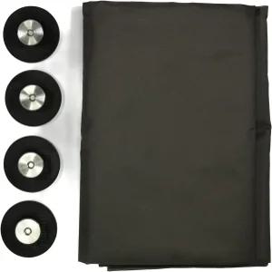 Thirni 대형 자동차 커튼 7.5 x 3.6피트 RV 트럭 캠핑카용 자석 고정 실외 프라이버시 보호를 위한 방수