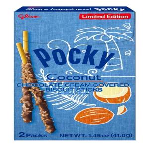 글리코 포키 초콜릿 코코넛 비스킷 스틱 1.45온스(10팩)