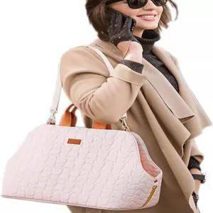 소형견 가방 자동차 안전 시트 애완동물 토트 듀얼 USE 강아지 지갑 패션 여성 스타일 훈련된 고양이 핑크