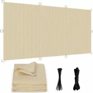 보크레이 선쉐이드 천 6x6 FT UV 블록 야외 파티오 쉐이드 커버 투과성 및 찢어짐 방지 직사각형 원단으로