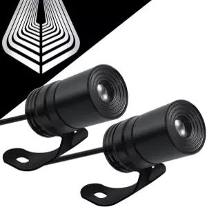 엔젤 윙 프로젝션 라이트 키트 LED 웰컴 커티시 카펫 자동차 모터사이클용 유니버설 언더글로우 고스트