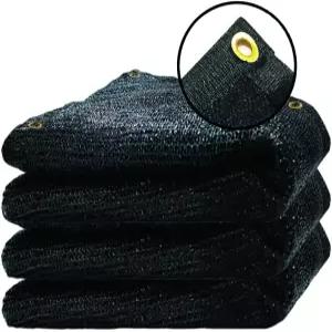 보크레이 90 블랙 셰이드 천 식물 커버용 6.5X10피트 가든 선쉐이드 그로밋을 사용한 야외 그늘막 파티오용