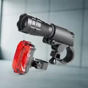 자전거 라이트 세트 밝은 LED 전조등 후미등 야간 라이딩 안전등