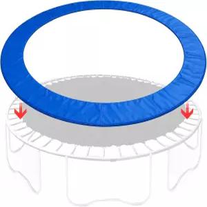 트램펄린 교체 안전 패드 방수 및 찢어짐 방지 폼 스프링 커버 14피트 원형 전체 보호 간편한 설치 파란색