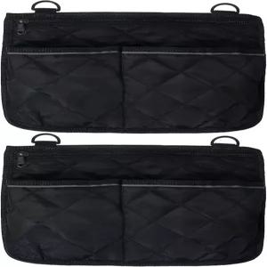 휠체어 사이드백 2팩 워커백 방수 팔걸이 파우치 수납 정리함 가방 대부분의 노인 포켓