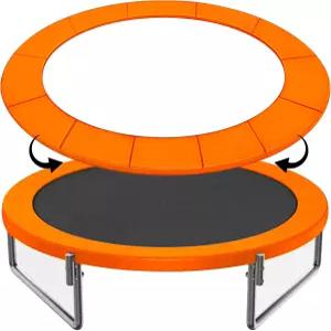 LOYNE 12FT 트램펄린 패드 교체 업그레이드된 스프링 커버 폼 안전 패딩 라운드 방수 찢어짐 방지 폴 구멍