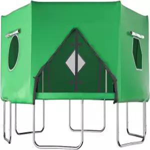 헤드데이 14피트 트램펄린 텐트 커버 전용 6개의 스트레이트 폴 라운드 적합한 워터프루프 프리미엄