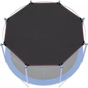 트램펄린 그늘막 커버 지름 305cm 10피트 8폴용 자외선 차단 방수 피크닉용 다기능 텐트 도구 뒷마당