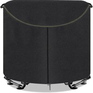 야외 원형 트램펄린 커버-14피트 텐트 선쉐이드 캐노피 대부분의 8극 600D 헤비 듀티 옥스포드 원단(텐트