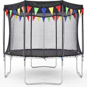 2026년 업그레이드된 원형 트램펄린 그늘막 커버 태양 보호를 위한 8 10 12 14 15 16피트 4Lbs 헤비 듀티