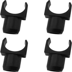 DGHAOP 4PCS 휠체어 레일 교체 부품 플라스틱 롱 슬라이더 시트 액세서리 모빌리티 스쿠터